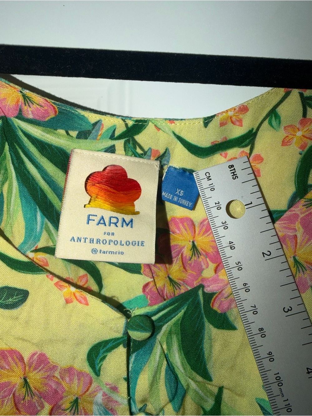 FARM Rio Yellow Floral Ruffle-Strap Camisole - Picture 5 of 6